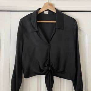 Wilfred Tie-Front Blouse